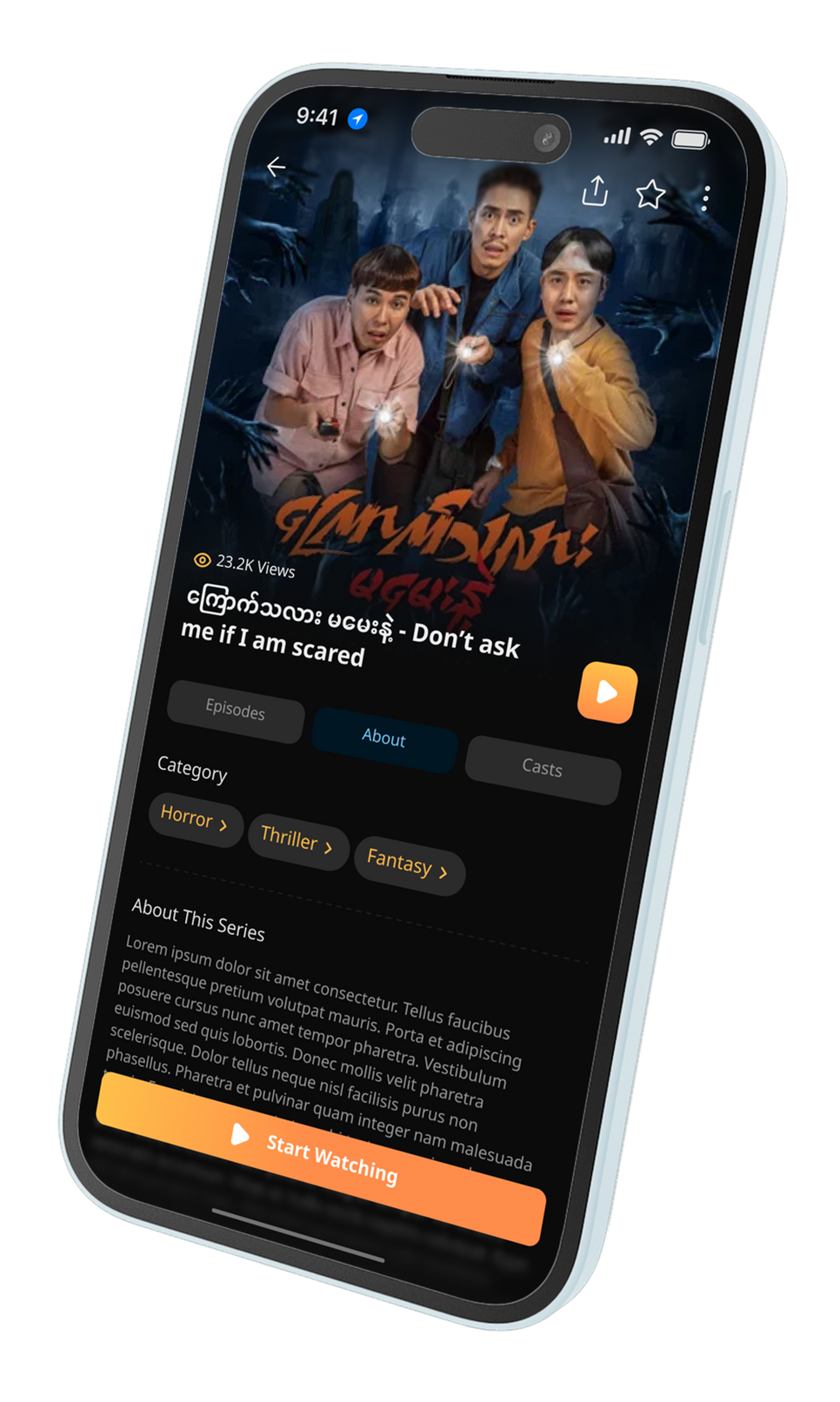 Documentary Series Interface