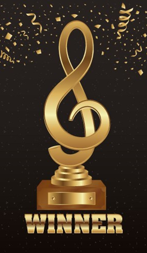 Music Competition Winner Trophy